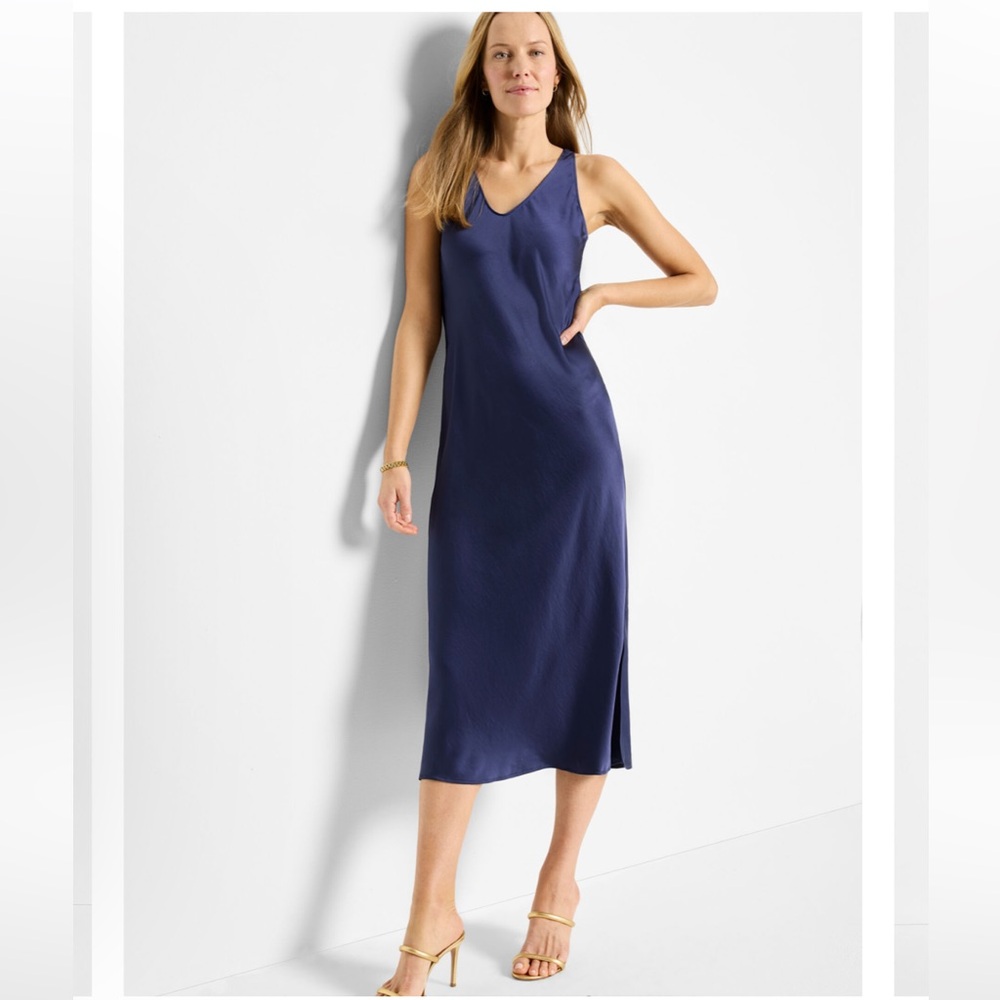 NIC+ZOE Day Gloss Bias Cut Tank Dress, Size: XL